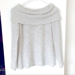 Banana Republic Wool Sweater with flexible slash neck.